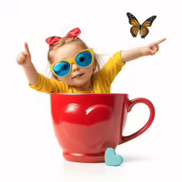 a girl wearing sunglasses and sticking out her fingers