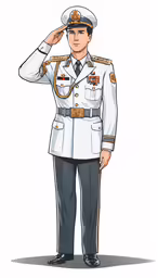 the portrait of a man in military uniform
