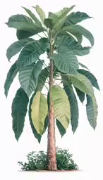 the large tree has very many green leaves on it