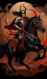 an image of a medieval knight riding on a horse