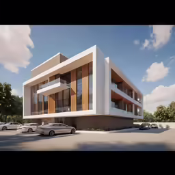 rendering of what the exterior of a multi - family building looks like