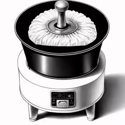 an illustration of a deep fryer being used to cook