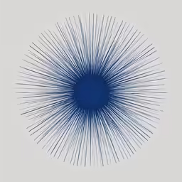 blue spikkled dots on white background