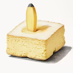a piece of food with some kind of banana on top of it