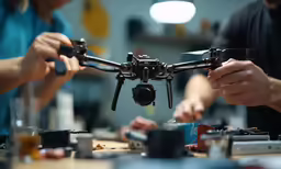 some people are making something with metal tools