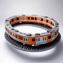 a model train sitting on top of a table