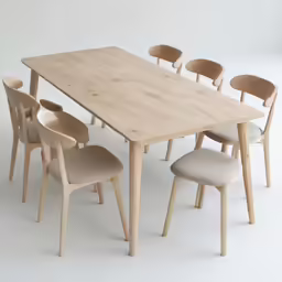 a long table with some chairs around it