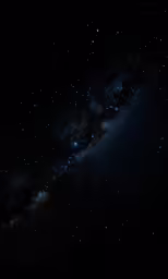 the night sky with a few stars in it