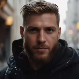 an image of a man with a beard looking at the camera