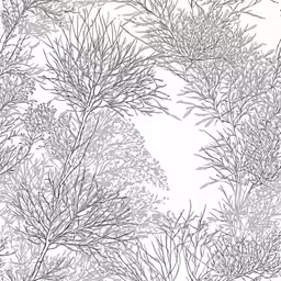 a wall paper featuring black and white flowers