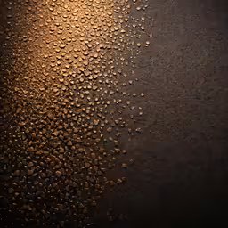 a photograph of the light from a car in the rain