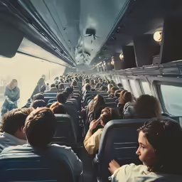 an image of people on a bus traveling