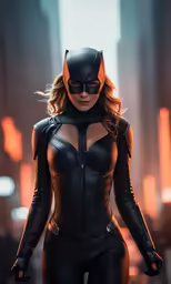 a woman wearing a cat costume with her breasts exposed