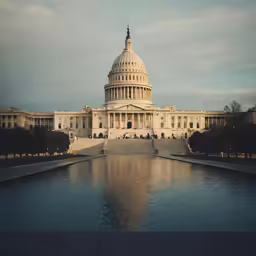 the us capitol building from across the street
