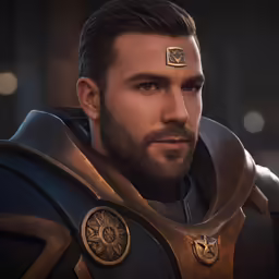 a close - up photo of a man in an avatar
