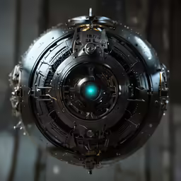 the top view of a futuristic looking object