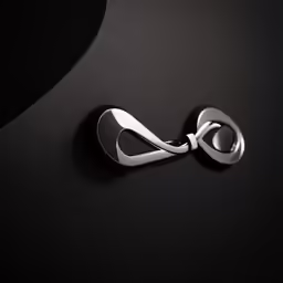 the handle of an object on the surface