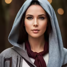 a beautiful woman in a hoodie posing for a picture