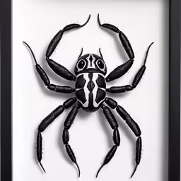 an image of a spider in a framed frame