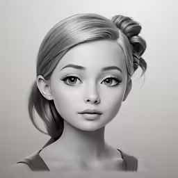 the beautiful girl is posing for a picture