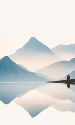 an image of a lake in the mountains