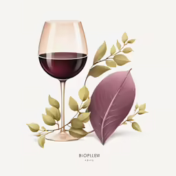 an image of a glass of wine
