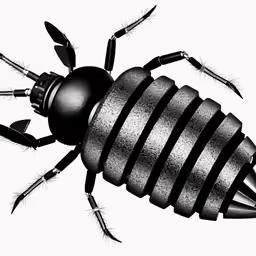 a spider with its legs crossed and head bent down