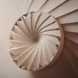 a very nice round shape in a room