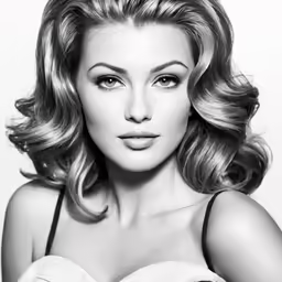 a woman posing with a big cleavage