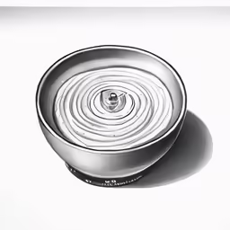 a round metal object with an opening