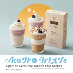 two different drinks sitting next to each other with cream on top