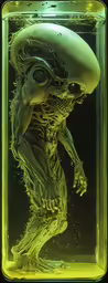 a man in a clear plastic suit under water