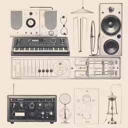 the page is very old in this style of radio and musical equipment