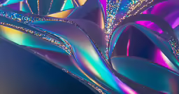 an abstract colorful wave is photographed close up