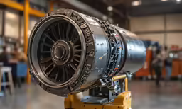the big machine has many parts attached to it