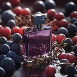 an image of an open bottle of perfume