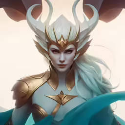 the woman in the costume of an elf