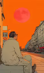 an image of a person that is sitting down