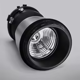 a lamp that is on a table