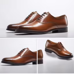 four different photos of shoes that show how to wear them