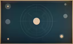 an old photo of the solar system taken from above