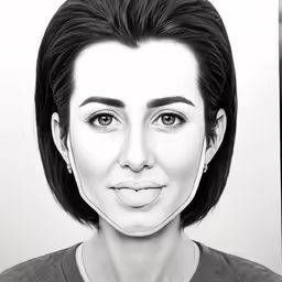 the woman has an artificial face in her mouth