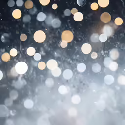 a bunch of light blurs are shown on this picture