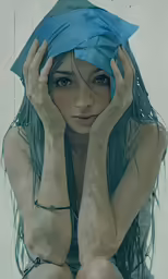 an image of a girl with a hat on her head