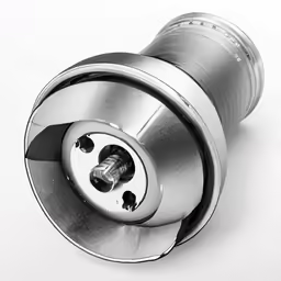 a small motor with the gear and wheel missing