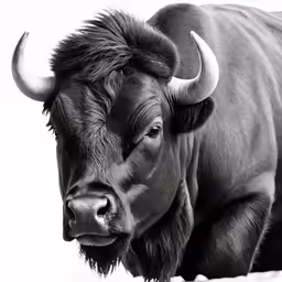 the head of an animal, looking at something