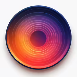 the colorful bowl on the wall is very colorful
