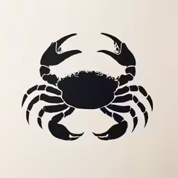 a blue crab is sitting on the wall