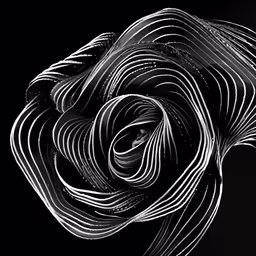a black and white photo of a flower