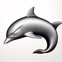 an image of a dolphin on a white background